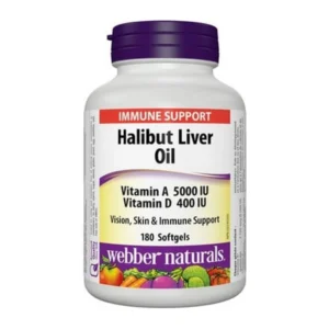 Ulje iz jetre iverka vitamin A i D Webber naturals a180