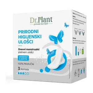Dr. Plant prirodni higijenski ulošci (dnevni menstrualni platneni ulošci) kom 3