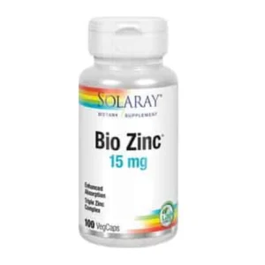 BIO Zinc 15mg a100cps Solaray