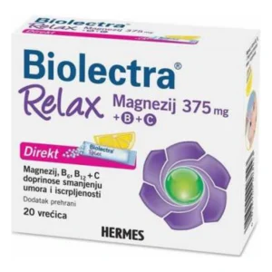 Bioelektra relax Magnezij 375 + B + C direkt 20 vrećica