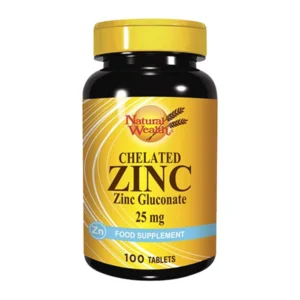 Kelatirani cink 25mg a 100 tbl Natural Wealth