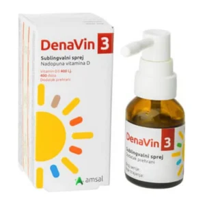 DenaVin 3 sublingvani sprej 400 I.U 20ml Amsal