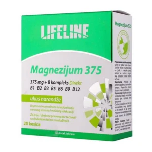 Magnezijum 375 + B kompleks a 20 Life Line
