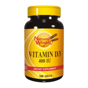 Vitamin D3 400 IU tbl 100 Natural Whealth