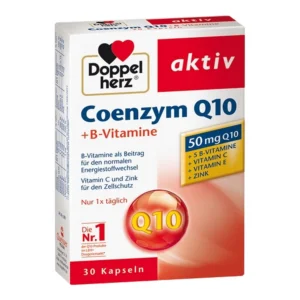 Coenzym 10 + B-Vitamini 30 cps Doppel Herz