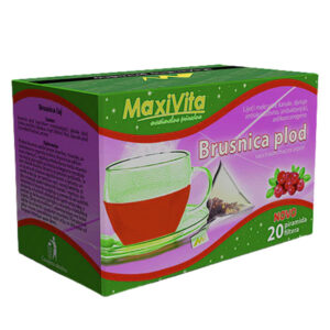 Čaj brusnica plod a20 piramida filtera MaxiVita
