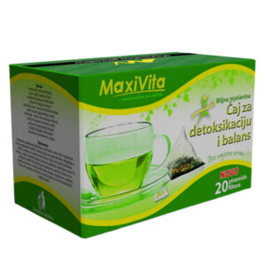 Čaj za detoksikaciju i balans a20 piramida filtera MaxiVita