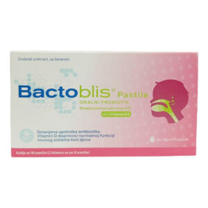 Bactoblis Oralni probiotik & vitamin D3 a16 pastila Unifarm