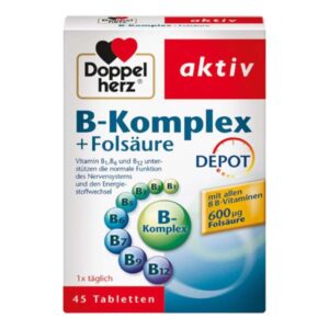 B-kompleks + Folna kiselina tbl 45 Doppelherz