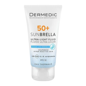 Dermedic Sunbrella Ultra lagani fluid SPF 50+ za kuperoznu i hiper-reaktivnu kožu 40ml