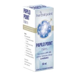 PAPILO POINT him uljna otopina za HPV, HSP, gljivične i bakterijske infekcije, za muškarce 50ml