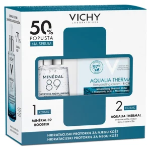 Vichy Paket Mineral 89 Booster 50ml+Aqualia Thermal Rich dnevna krema 50ml