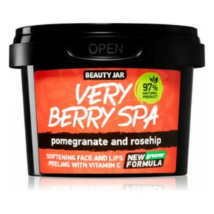 Beauty Jar Very Berry Spa omekšavajući šećerni piling za lice 120 g