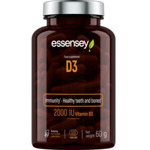 ESSENSEY Vitamin D3 2000 IU 120caps