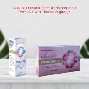 CONDILO POINT uljana otopina za kondilome za žene i muškarce + PAPILO POINT her vagitorije GRATIS