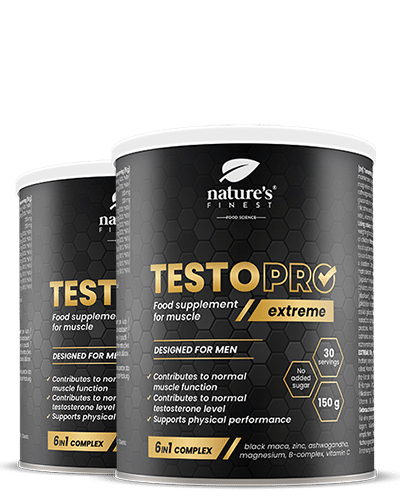 TestoPRO Extreme u prahu, a 150 g – Nature's Finest