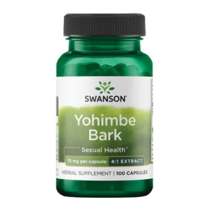 Swanson YOHIMBE BARK 100 kapsula