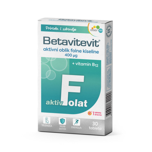 Betavitevit Folna kiselina i Vitamin B12, a30