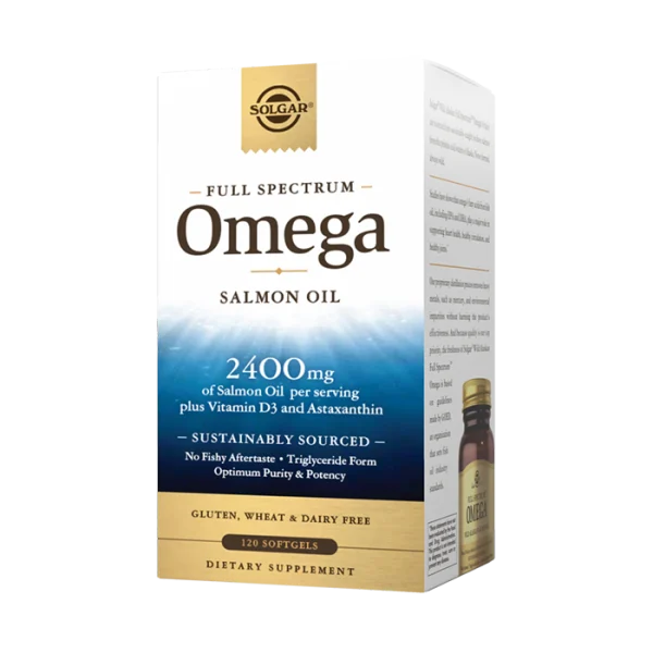 Solgar Full Spectrum Omega Salmon Oil kapsule A120