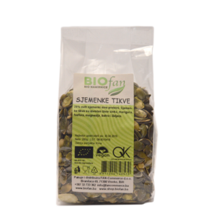 Tikvine sjemenke 200g BIOfan rok 12/25