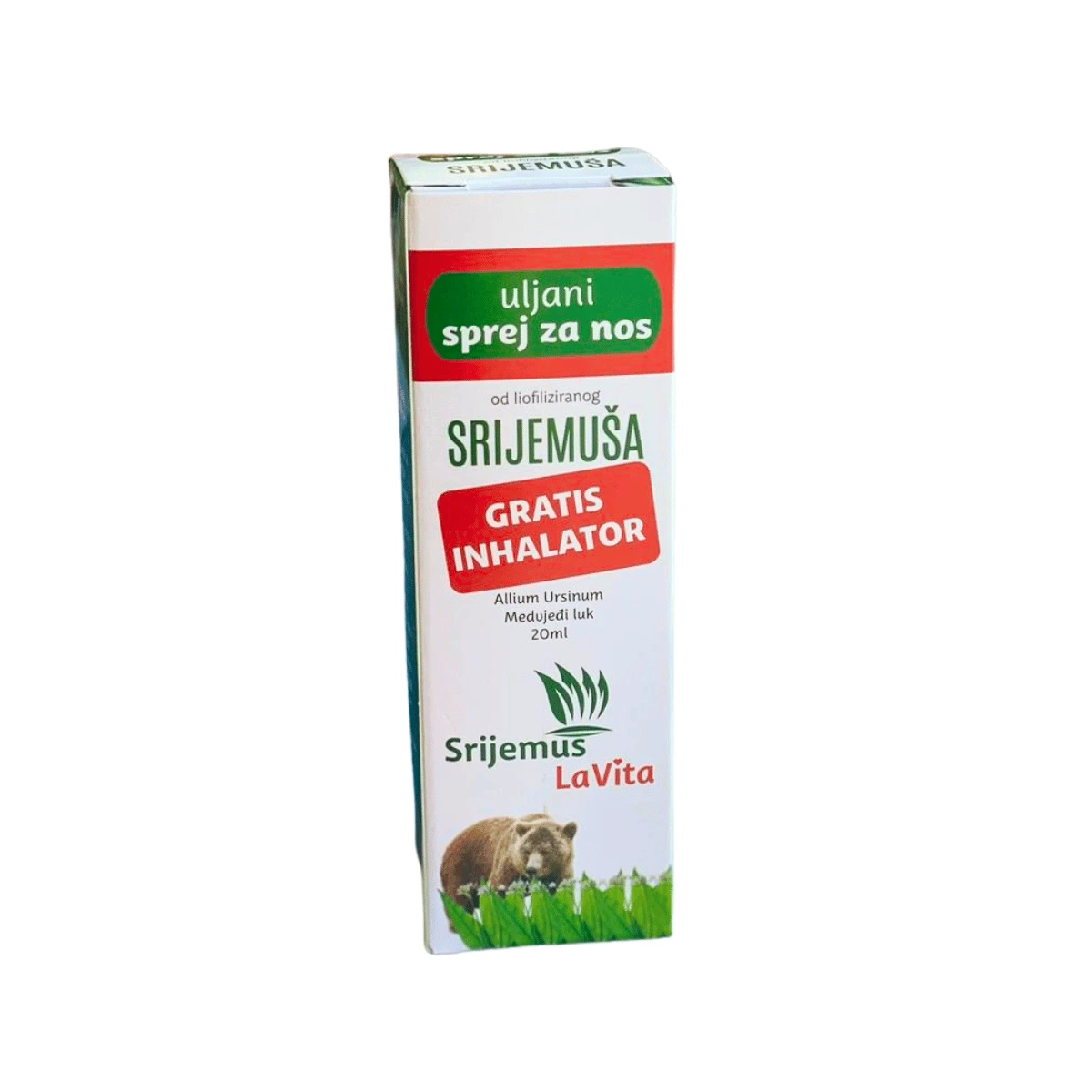 uljani-sprej-za-nos- LA VITA uljani srijemuš sprej za nos 20 ml+gratis inhalator - Image 1