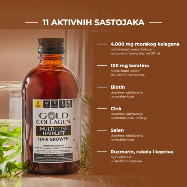 Gold Collagen Hairlift Multidose — aktivni sastojci