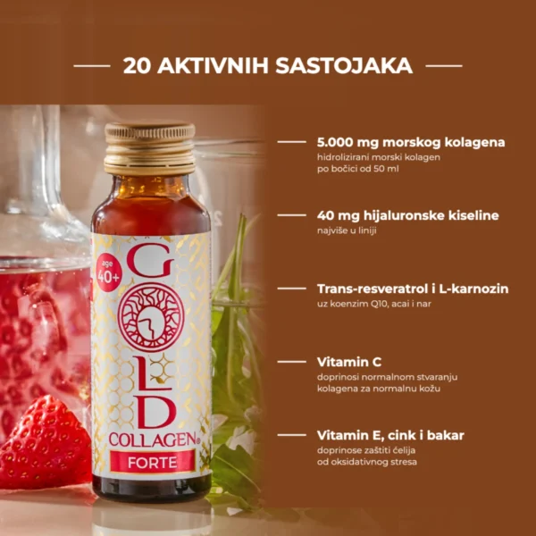 Gold Collagen Forte — aktivni sastojci