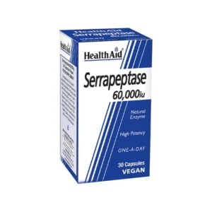 SERRAPEPTASE 60000 IU – 30 KAPSULA -Enzim koji pomaže kod upala, artritisa, ožiljaka i drugih upalnih stanja